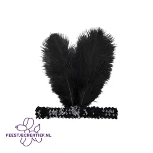 Kinder ringen 823 Charleston hoofdband zwart