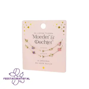 Edelsteen Armband Set – Moeder & Dochter
