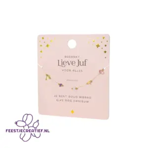 Edelsteen - Armband - Juf