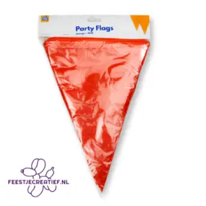 Oranje vlaggenlijn 50 meter