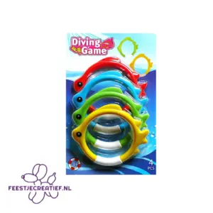 Diving Game duikringen set (4 stuks)