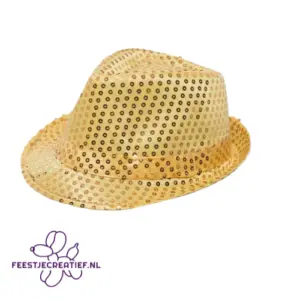 Trilby hoedje – Goud
