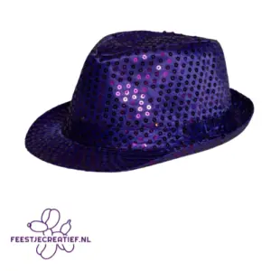 Trilby hoedje – Paars