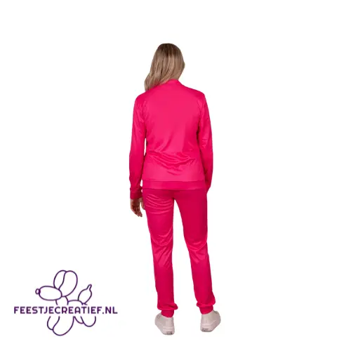 Trainingspak dames neon pink (maat 42) 2 Trainingspak dames neon pink (maat 42) - Afbeelding 2