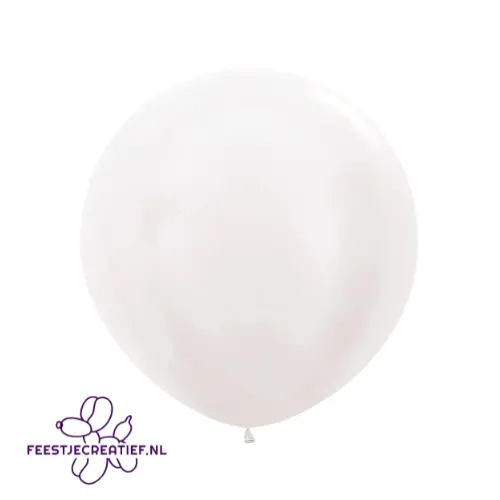 24 inch Ballon Sempertex Satin pearl - 3 stuks 1 24 inch Ballon Sempertex Satin pearl - 3 stuks