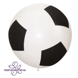 24 inch Ballon Sempertex Fashion periwinkle blue - 3 stuks 5 36 inch Ballon Sempertex voetbal - 2 stuks
