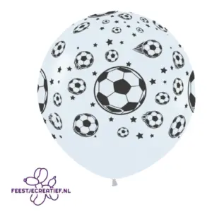 36 inch Ballon Sempertex voetbal All over - 2 stuks