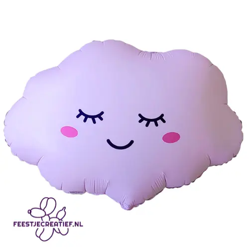 Folieballon Wolk – Roze 1 Folieballon Wolk – Roze