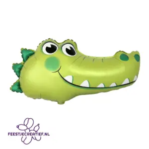 Folieballon 17 x 31 inch krokodil