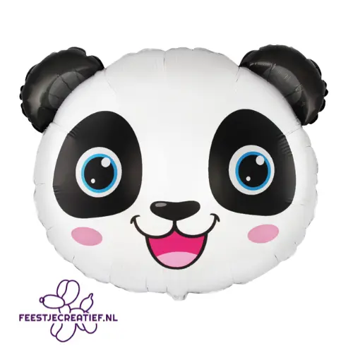 Folieballon Pandakop – 21 x 25 inch 1 Folieballon Pandakop – 21 x 25 inch