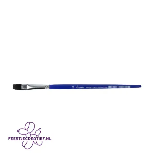 Superstar Penseel Plat Runderhaar/hout Blauw Maat 10 3 Superstar Penseel Plat Runderhaar/hout Blauw Maat 10 - Afbeelding 3