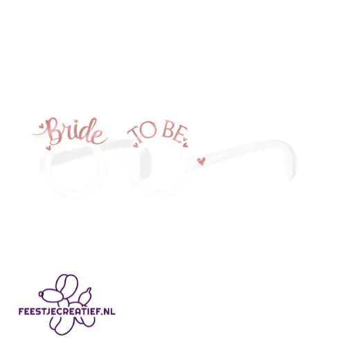 Vrijgezellenfeest - Bride to be/Team bride - kartonnen brillen - 8st 2 Vrijgezellenfeest - Bride to be/Team bride - kartonnen brillen - 8st - Afbeelding 2