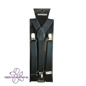 Bretels Zwart - Breedte 2,5 cm