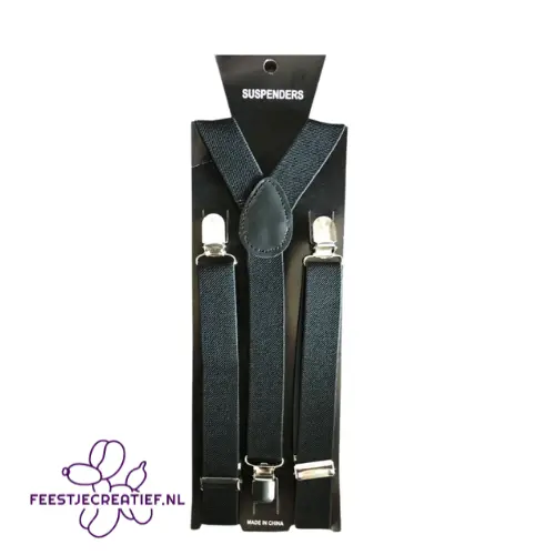 Bretels Zwart - Breedte 2,5 cm 1 Bretels Zwart - Breedte 2,5 cm