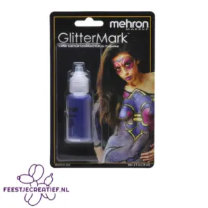 Schmink benodigdheden 24 Mehron glittermark - Purple