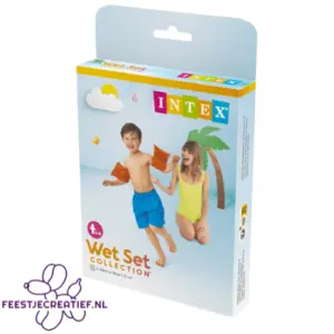 Zwembad 8 Intex Deluxe zwemarmbandjes - 19-30 kg