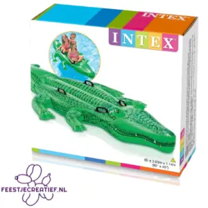 Zwembad 12 Intex Krokodil Ride-On