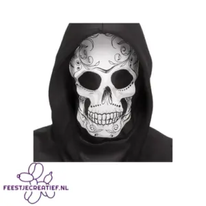 The Day of the Dead Reaper Kostuum – One Size – Unisex – Zwart