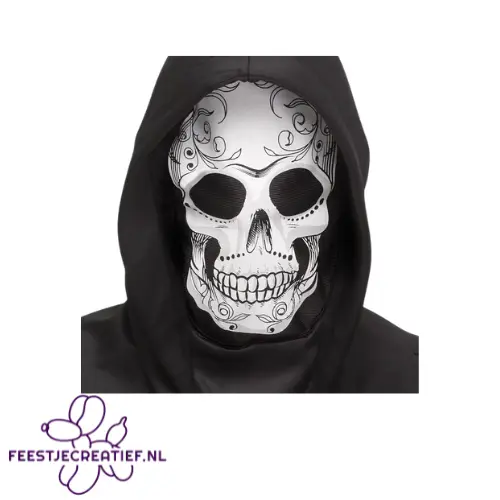 The Day of the Dead Reaper Kostuum – One Size – Unisex – Zwart 1 The Day of the Dead Reaper Kostuum – One Size – Unisex – Zwart