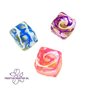 Squishy ice cube marble