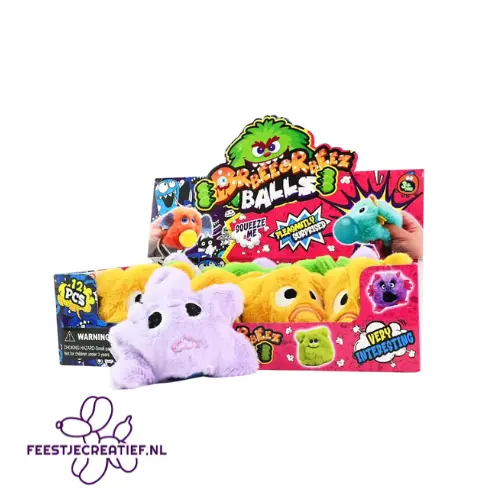 Sqeeze Plush Monster Glitter (3 ass.) 3 Sqeeze Plush Monster Glitter (3 ass.) - Afbeelding 3