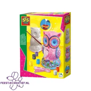 SES Creative - Hobby Pink - Gieten en Schilderen - Uil
