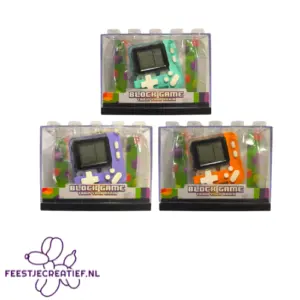 Johntoy spelcomputer blokken - retro game console speelgoed