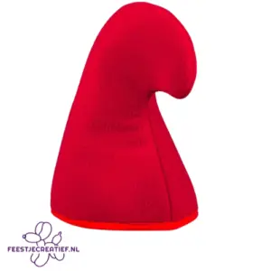 Kabouter muts - elf - rood