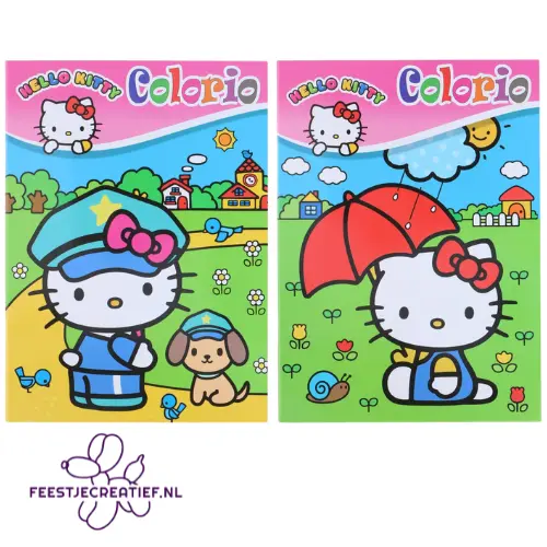 Kleurboek Hello Kitty — A4 1 Kleurboek Hello Kitty — A4