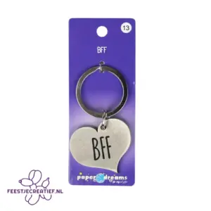 Sleutelhangers 87 Hart sleutelhanger - BFF