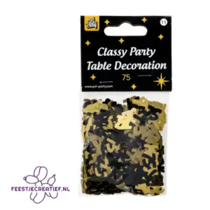 Classy Party Table Confetti — 75 jaar