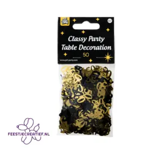 Classy Party Table Confetti — 50 jaar