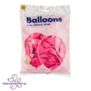PD - Ballonnen 50 stuks - baby roze