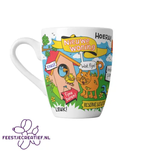 Cartoonmok - Nieuwe woning 1 Cartoonmok - Nieuwe woning