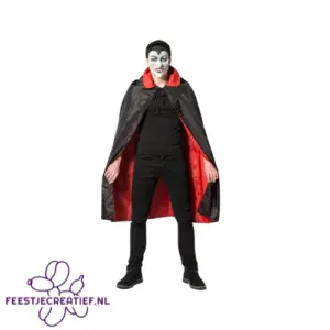 Halloween 183 Dracula Cape Zwart – Heren