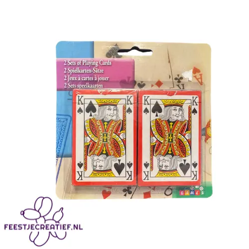 Speelkaarten — set van 2 (54 kaarten per pak) 1 Speelkaarten — set van 2 (54 kaarten per pak)