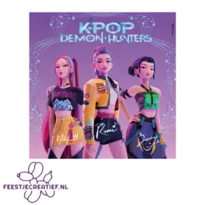 20 papieren servetten (2-laags), 33 x 33 cm, FSC, K-POP Demon Hunters