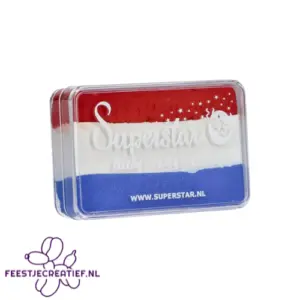Schmink Superstar splitcake | Little Dream Colour - red , white en blue