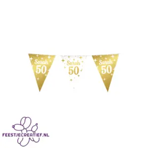 Fancy party flags foil - Sarah 50