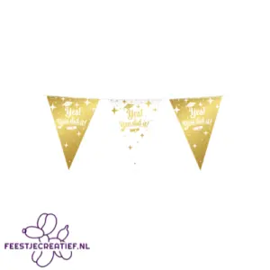 Fancy party flags foil - You did it!
