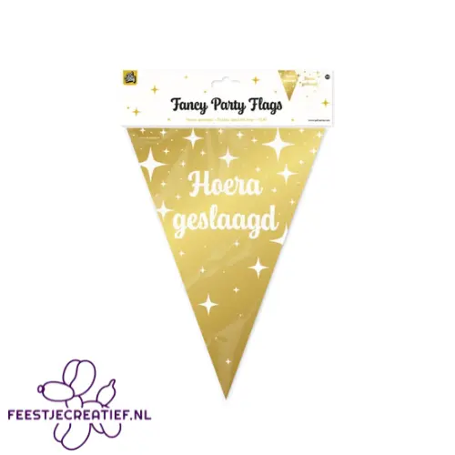 Fancy party flags foil - Geslaagd 2 Fancy party flags foil - Geslaagd - Afbeelding 2
