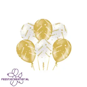 Fancy party balloons - Gefeliciteerd