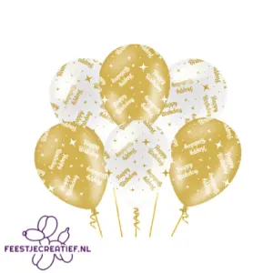 Fancy party balloons - Happy birthday