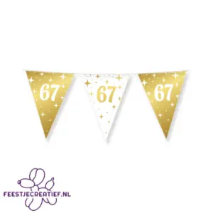 Fancy party flags foil - 67