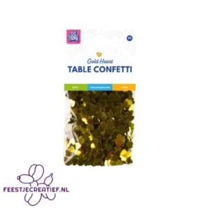 Confetti hart Goud