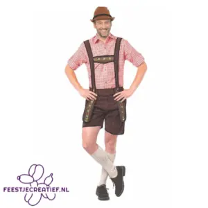 lederhozen johan donker bruin 2xl